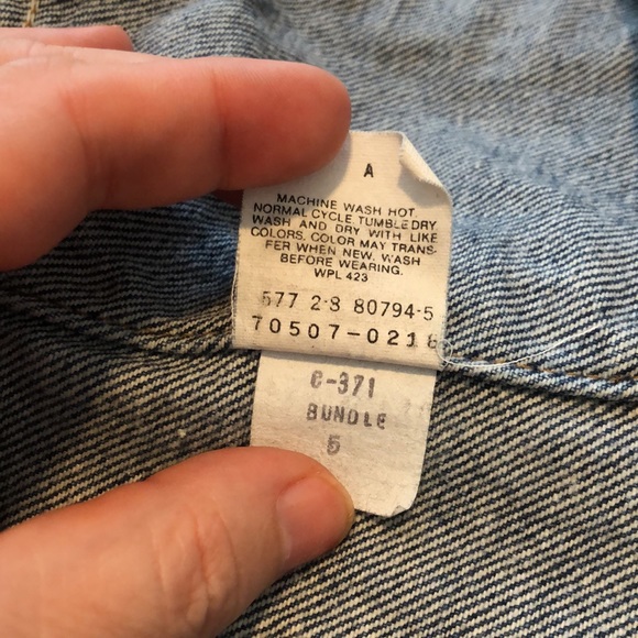 Levi’s Vintage Denim Trucker Jacket Type 3 Men’s Size M - Picture 4 of 16